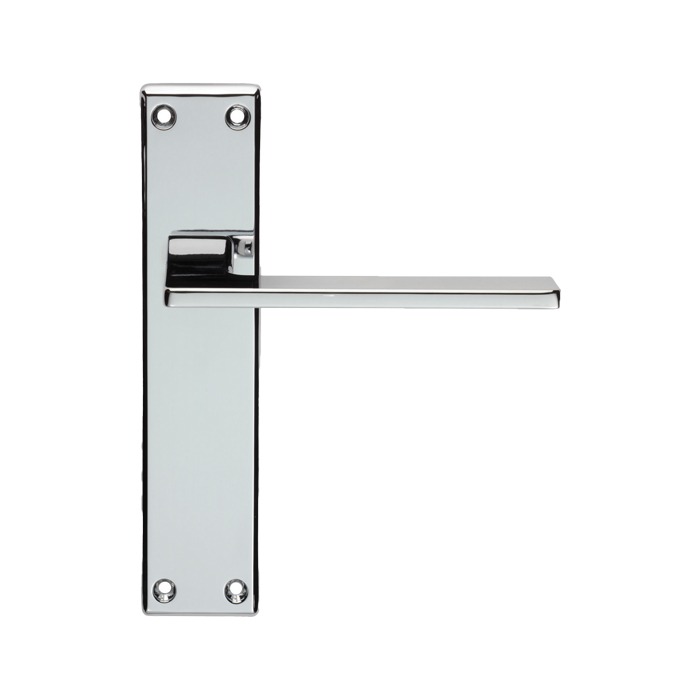 Zone Lever Door Handle on Various Backplates